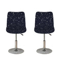 Constellation Stars Pattern Print Bar Stool Covers