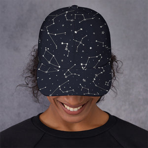 Constellation Stars Pattern Print Baseball Cap