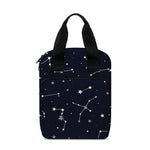 Constellation Stars Pattern Print Bible Tote Bag