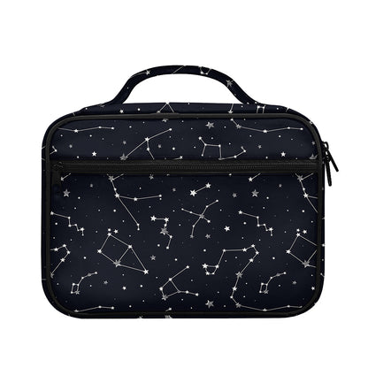 Constellation Stars Pattern Print Briefcase Bible Bag