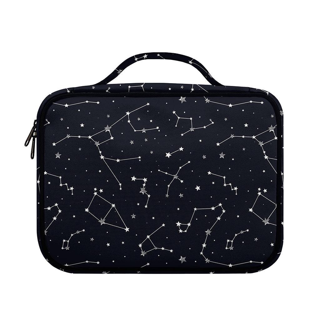 Constellation Stars Pattern Print Briefcase Bible Bag