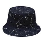 Constellation Stars Pattern Print Bucket Hat