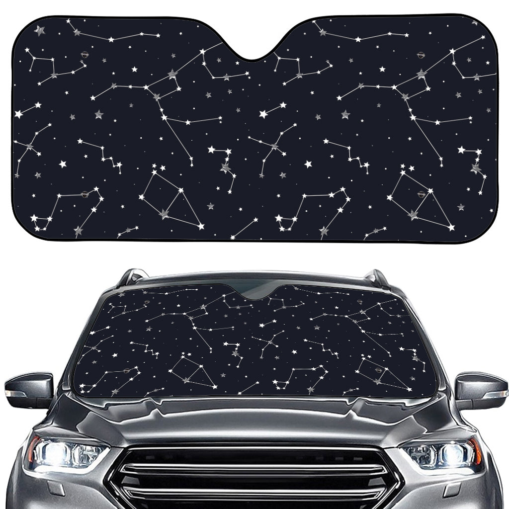 Constellation Stars Pattern Print Car Windshield Sun Shade