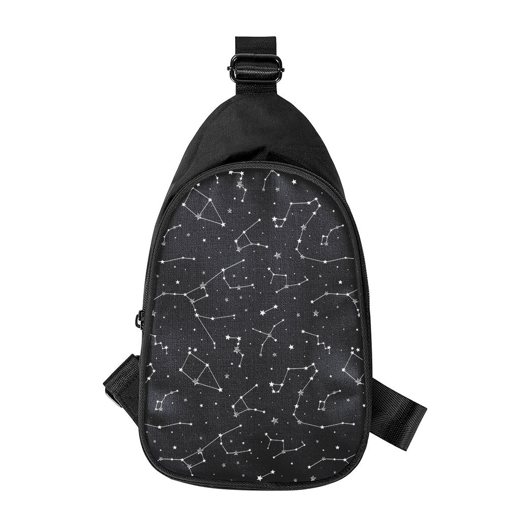 Constellation Stars Pattern Print Chest Bag