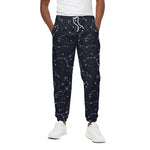 Constellation Stars Pattern Print Cotton Pants