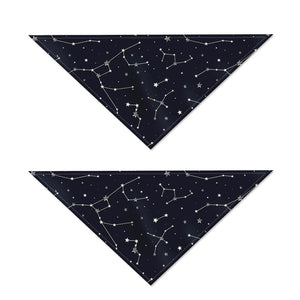 Constellation Stars Pattern Print Dog Bandana