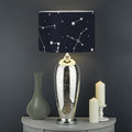 Constellation Stars Pattern Print Drum Lamp Shade