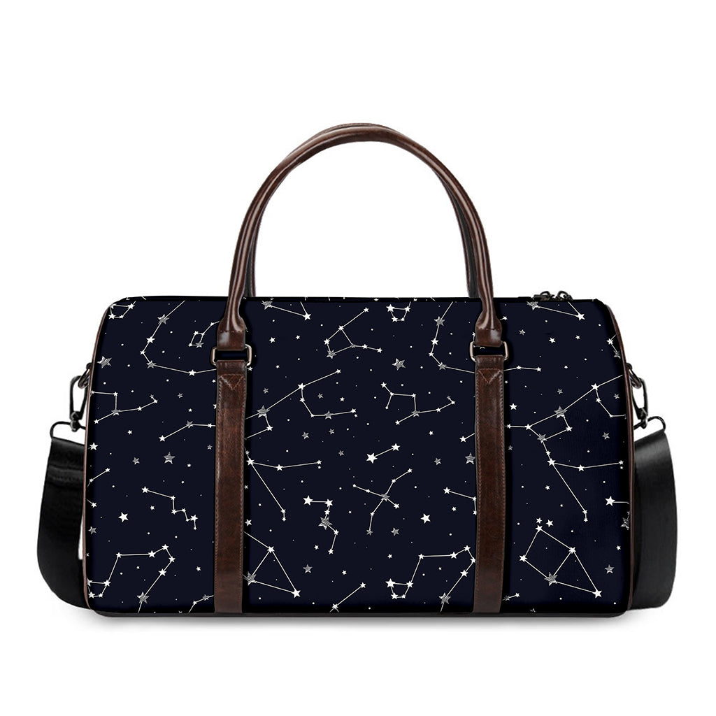 Constellation Stars Pattern Print Duffle Bag