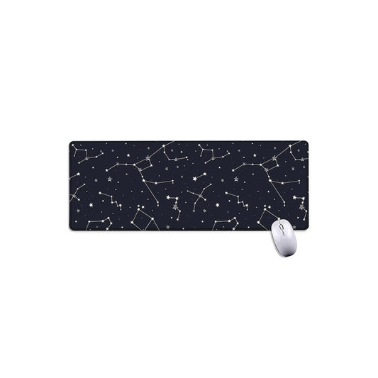 Constellation Stars Pattern Print Extended Mouse Pad