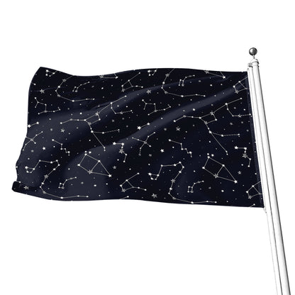 Constellation Stars Pattern Print Flag