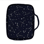 Constellation Stars Pattern Print Front Pocket Bible Bag