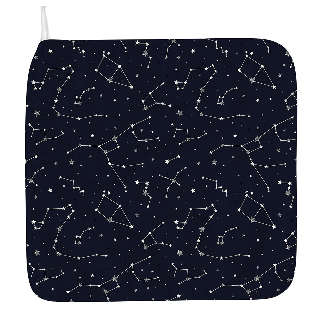 Constellation Stars Pattern Print Hand Towel