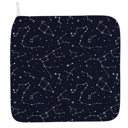 Constellation Stars Pattern Print Hand Towel