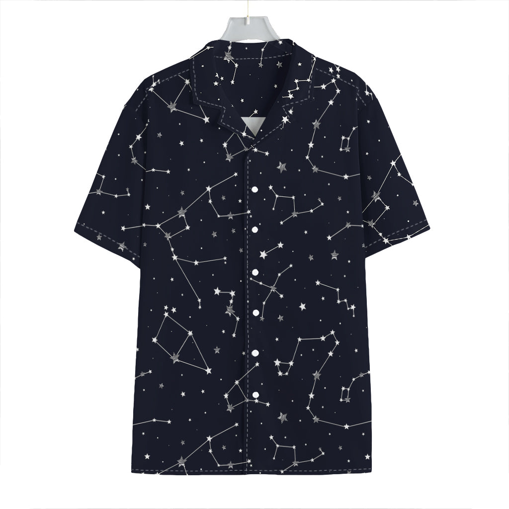 Constellation Stars Pattern Print Hawaiian Shirt