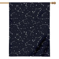 Constellation Stars Pattern Print House Flag
