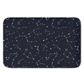 Constellation Stars Pattern Print Indoor Door Mat