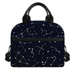 Constellation Stars Pattern Print Insulated Lunch Bag