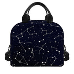 Constellation Stars Pattern Print Insulated Lunch Bag