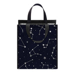 Constellation Stars Pattern Print Insulated Lunch Tote