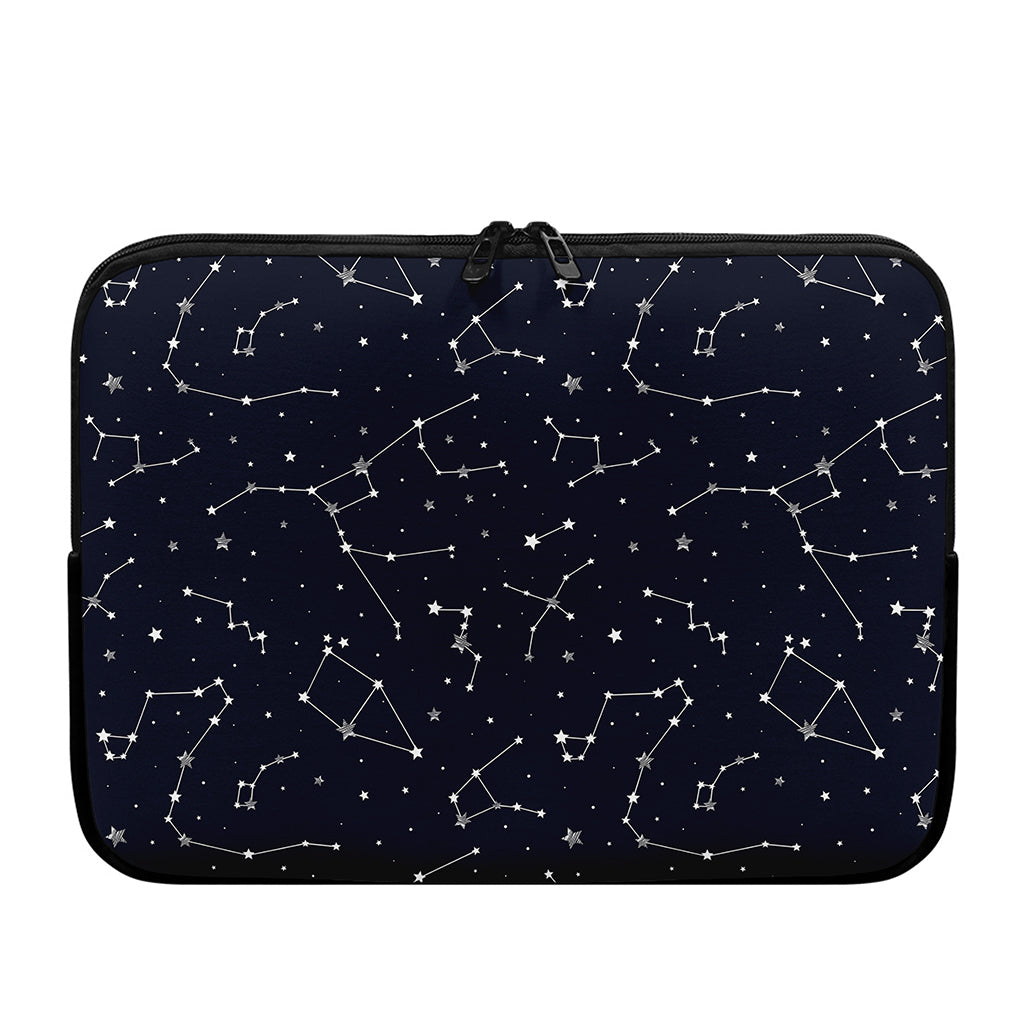 Constellation Stars Pattern Print Laptop Sleeve