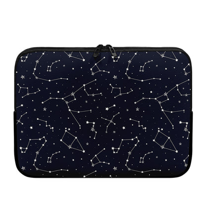 Constellation Stars Pattern Print Laptop Sleeve