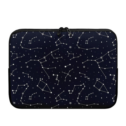Constellation Stars Pattern Print Laptop Sleeve