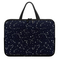 Constellation Stars Pattern Print Laptop Sleeve With Handle