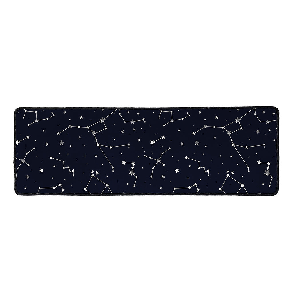 Constellation Stars Pattern Print Long Kitchen Mat