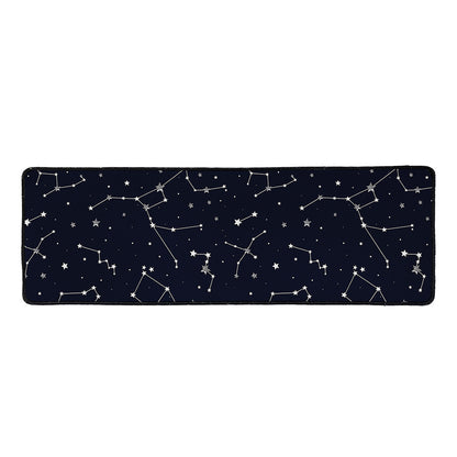 Constellation Stars Pattern Print Long Kitchen Mat