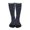 Constellation Stars Pattern Print Long Socks