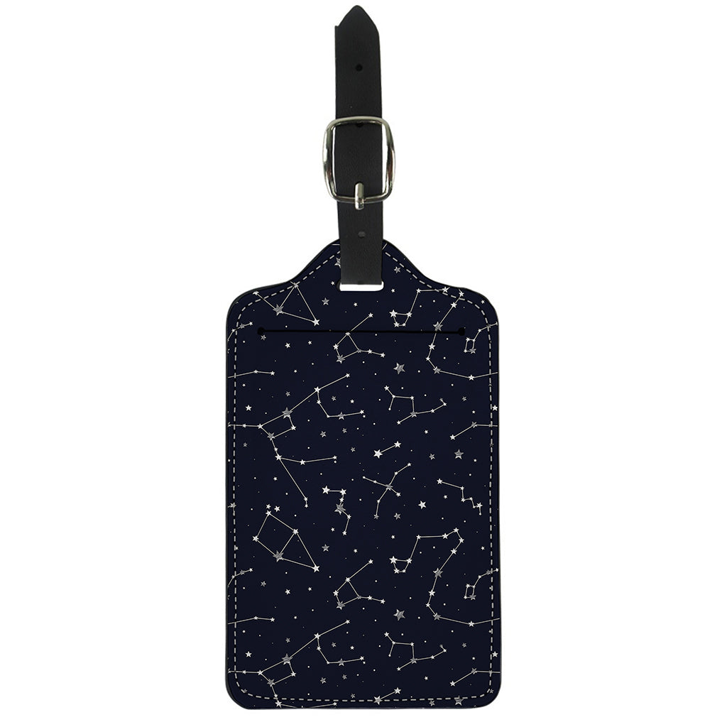 Constellation Stars Pattern Print Luggage Tag
