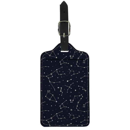 Constellation Stars Pattern Print Luggage Tag