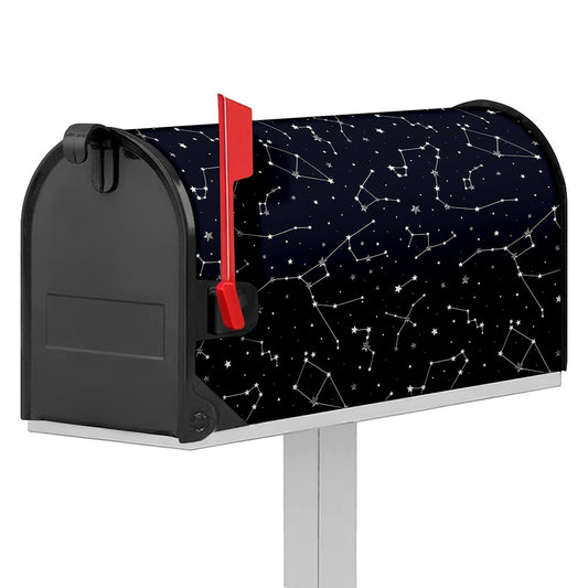 Constellation Stars Pattern Print Mailbox Cover