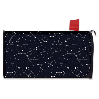 Constellation Stars Pattern Print Mailbox Cover