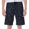 Constellation Stars Pattern Print Men's Beach Shorts