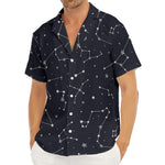 Constellation Stars Pattern Print Men's Deep V-Neck Shirt