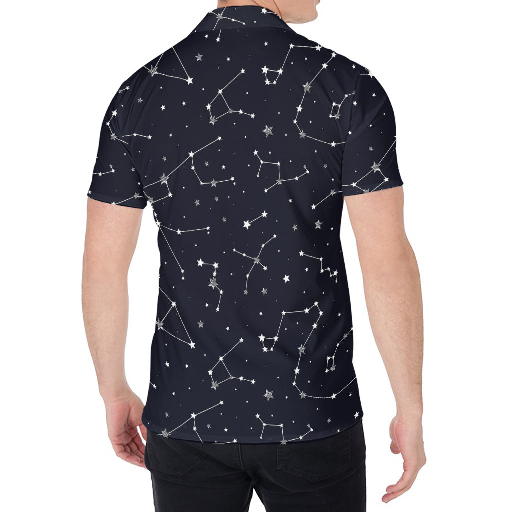 Constellation Stars Pattern Print Men's Shirt