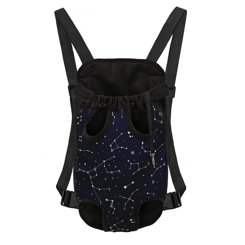 Constellation Stars Pattern Print Pet Carrier Backpack