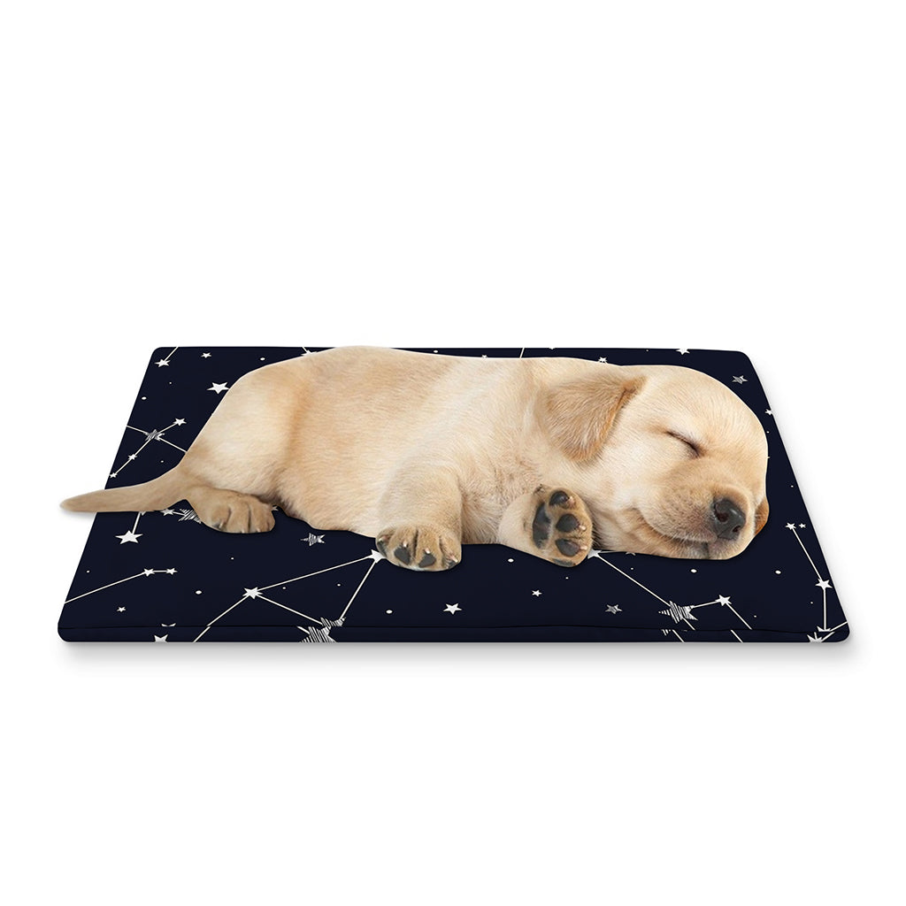 Constellation Stars Pattern Print Pet Cooling Mat Cover