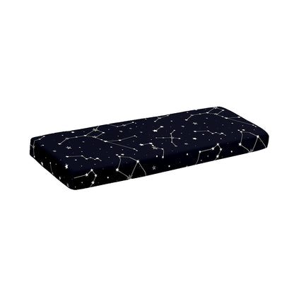 Constellation Stars Pattern Print Piano Keyboard Cover
