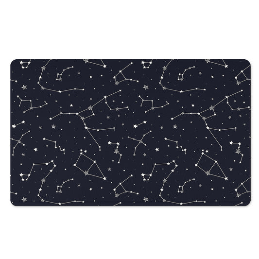 Constellation Stars Pattern Print Polyester Doormat
