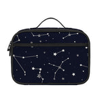 Constellation Stars Pattern Print Portable Lunch Bag