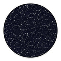 Constellation Stars Pattern Print Round Floor Mat