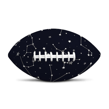 Constellation Stars Pattern Print Rugby Ball