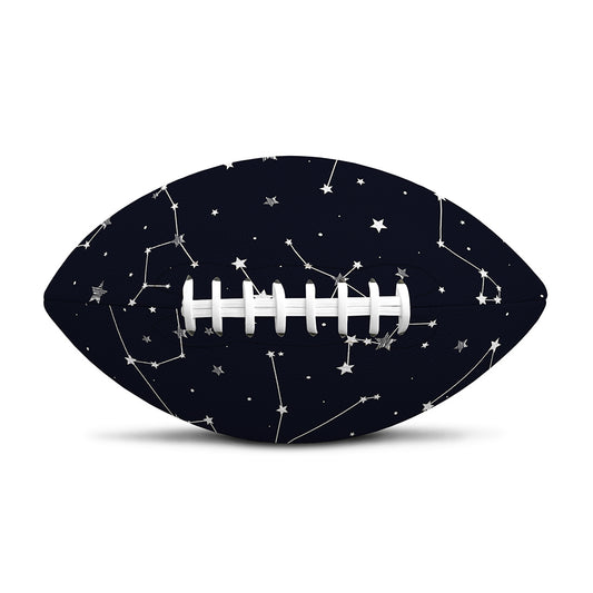 Constellation Stars Pattern Print Rugby Ball