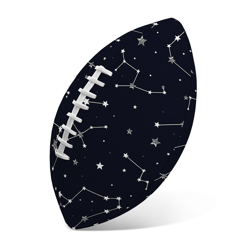 Constellation Stars Pattern Print Rugby Ball