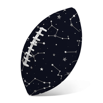 Constellation Stars Pattern Print Rugby Ball