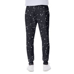 Constellation Stars Pattern Print Scuba Joggers