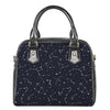 Constellation Stars Pattern Print Shoulder Handbag