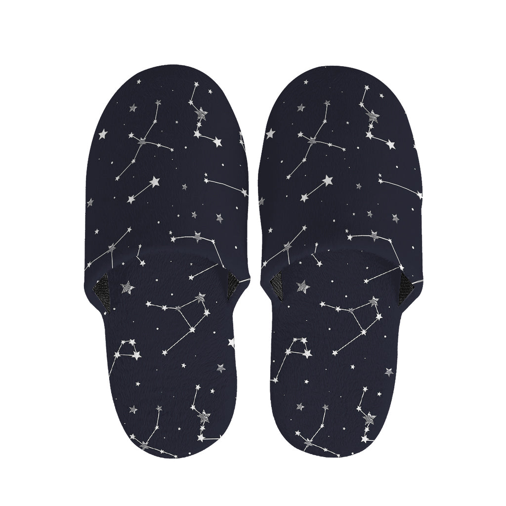 Constellation Stars Pattern Print Slippers